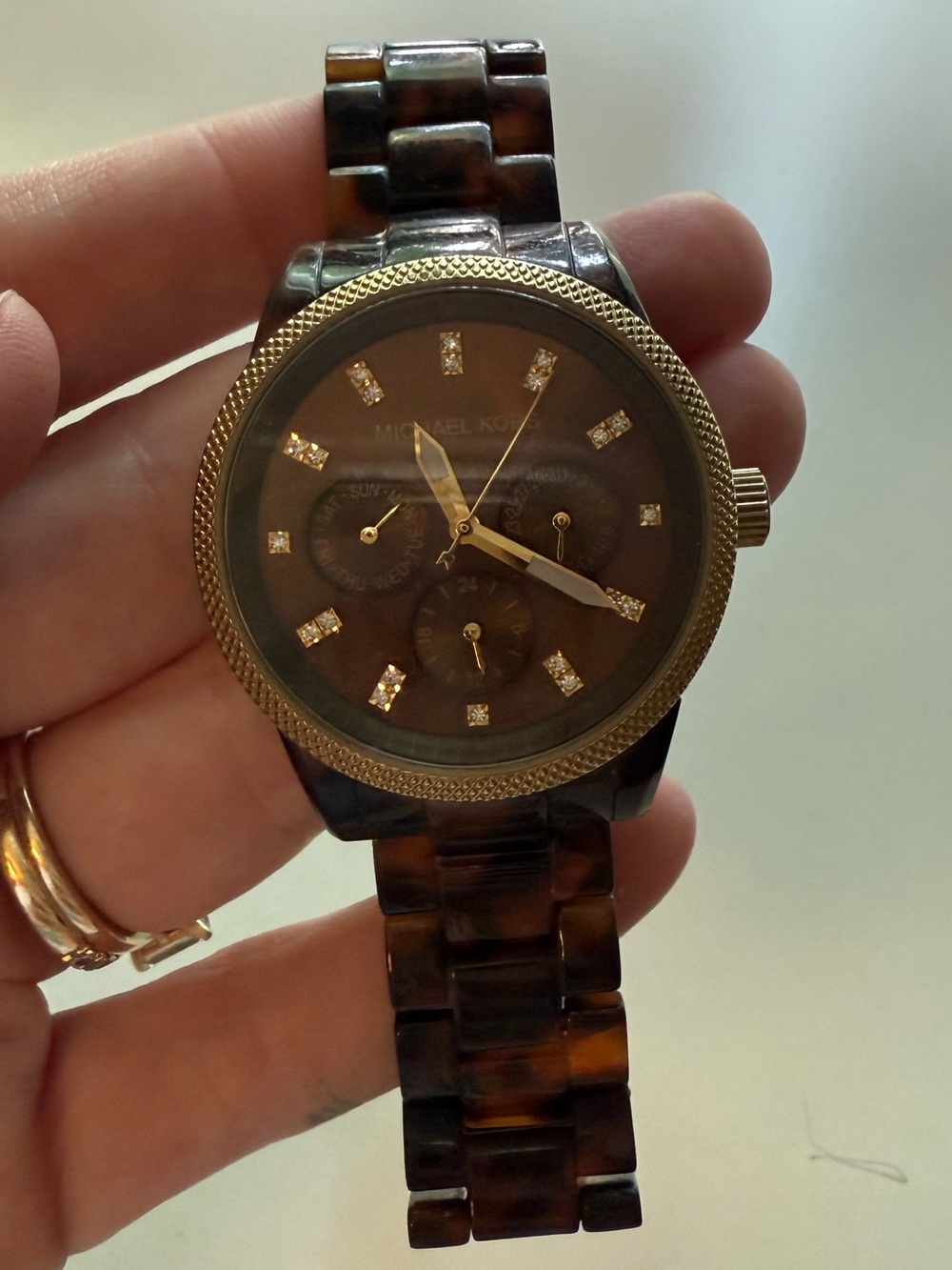 Michael Kors Watch Tortoise
